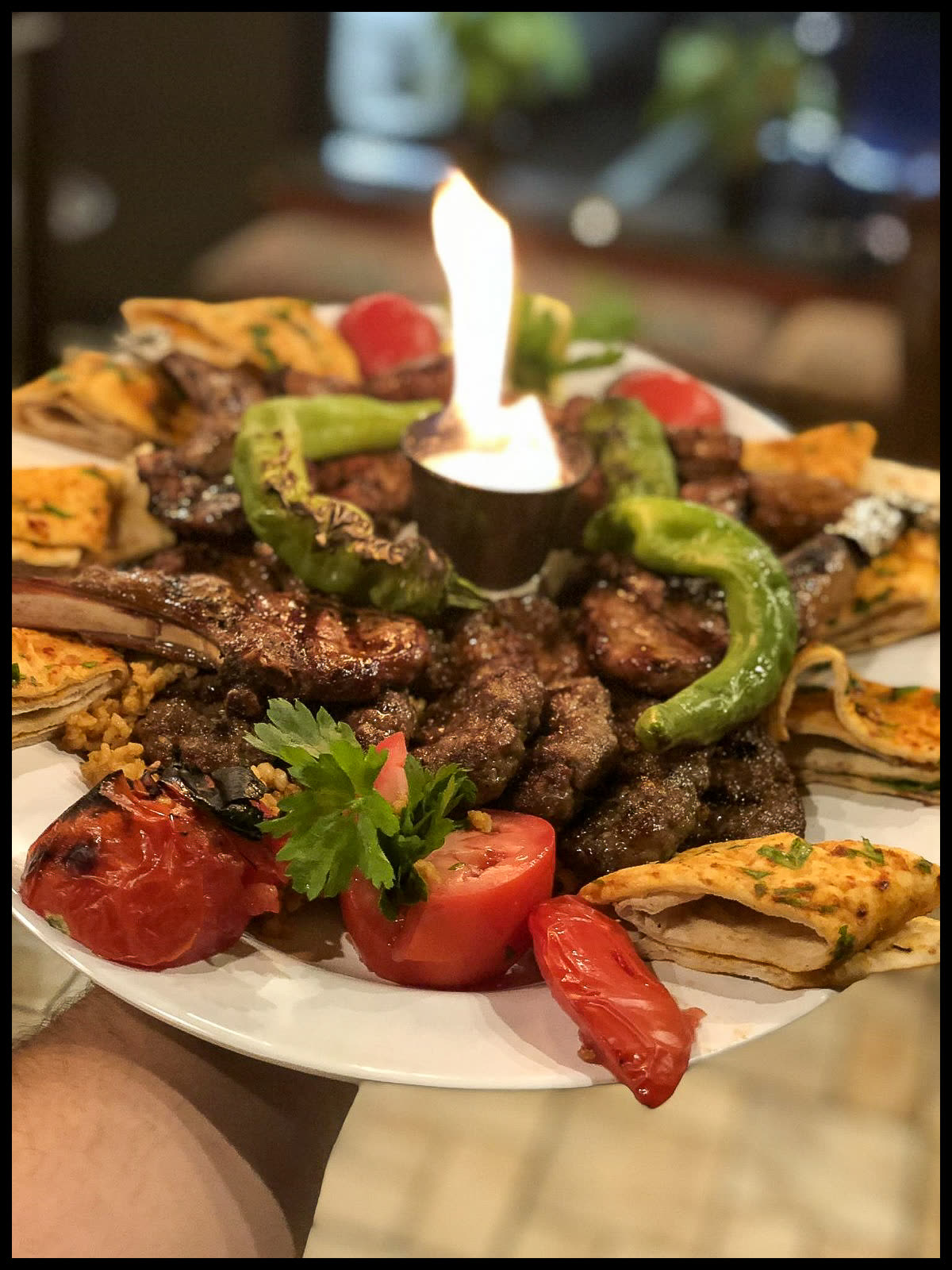 Mixed grill platter